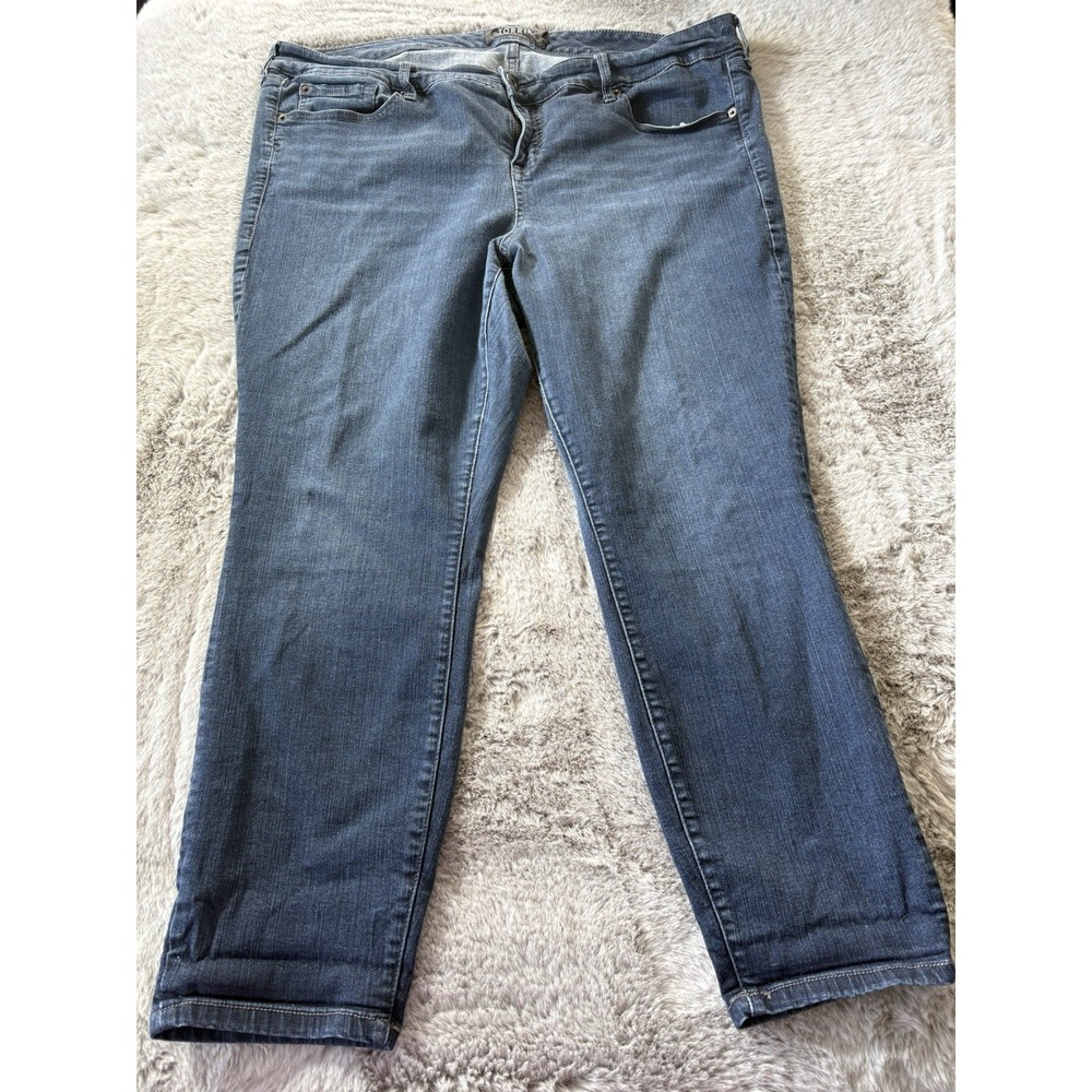 Torrid Jeans Size 20 Denim Dark Wash Tapered Leg stretch